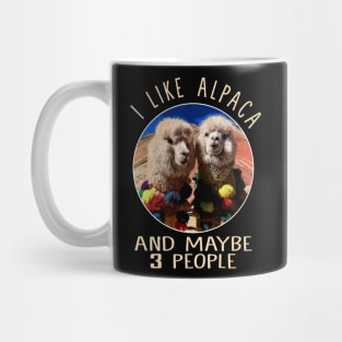 Alpaca Admiration Stylish Tee Celebrating the Charm of Andean Alpacas Mug